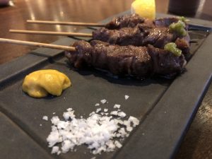 Restaurante Torikey yakitori wagyu-tajima