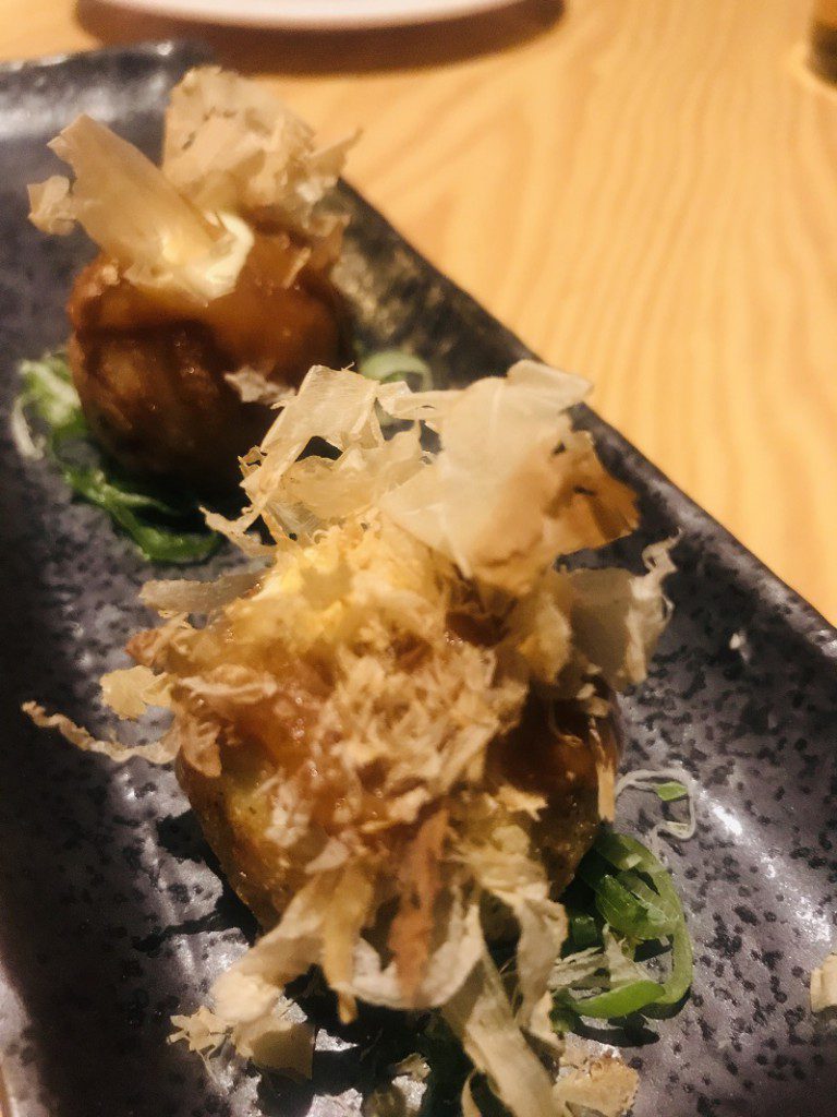 Nakeima Takoyaki de oreja a la plancha