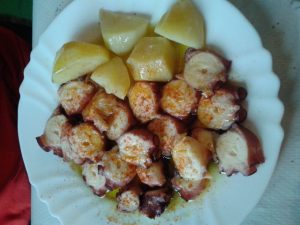 menús del norte Pulpo a feira, O Tres Pes