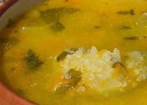 Sopa de Quinoa