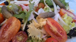 Ensalada de tomates cherry