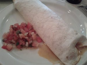 Burrito con chili en La Herradura