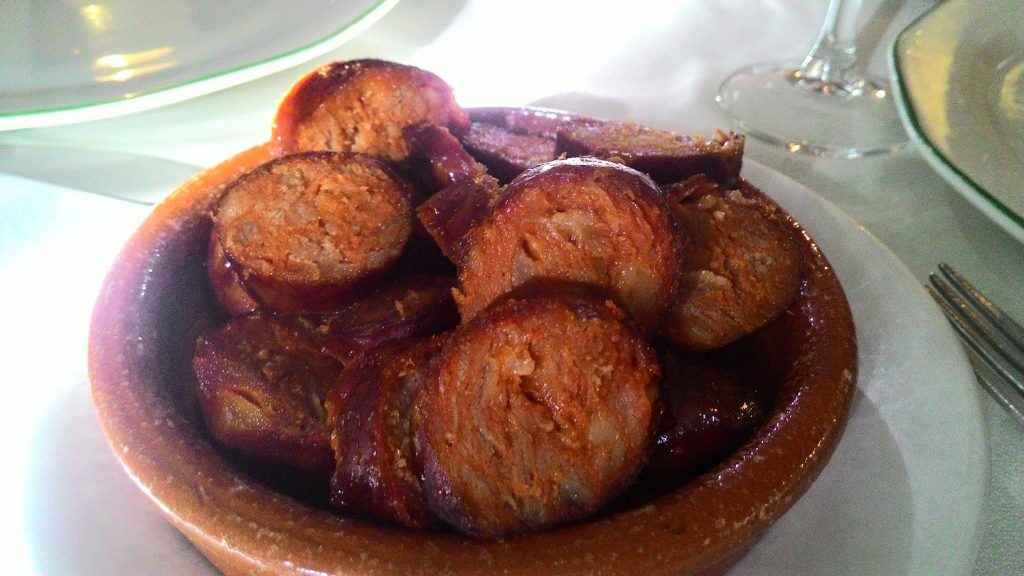 Pedraza Chorizo al horno en El Jardín