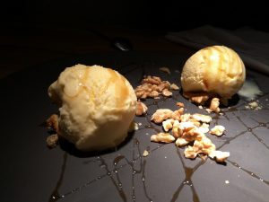 helado de queso de cabra