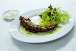 Pulpo a la brasa