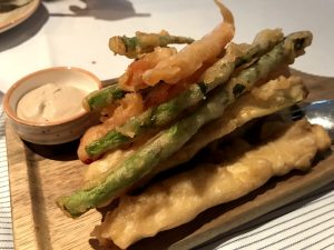 Vespok tempura de verduras