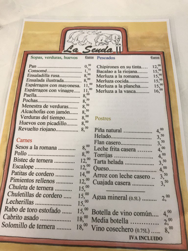 la senda carta