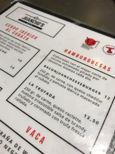juanchos carta