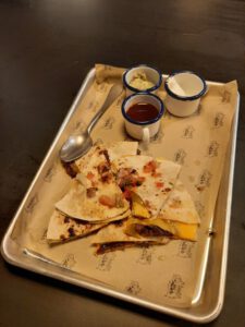 Samos Smokehouse Madrid Quesadilla