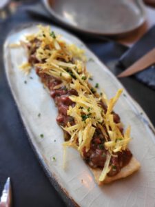 Steak tartar de solomillo Noodles Toga Madrid